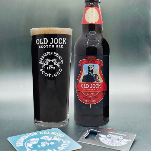 Old Jock Branded Pint Glass