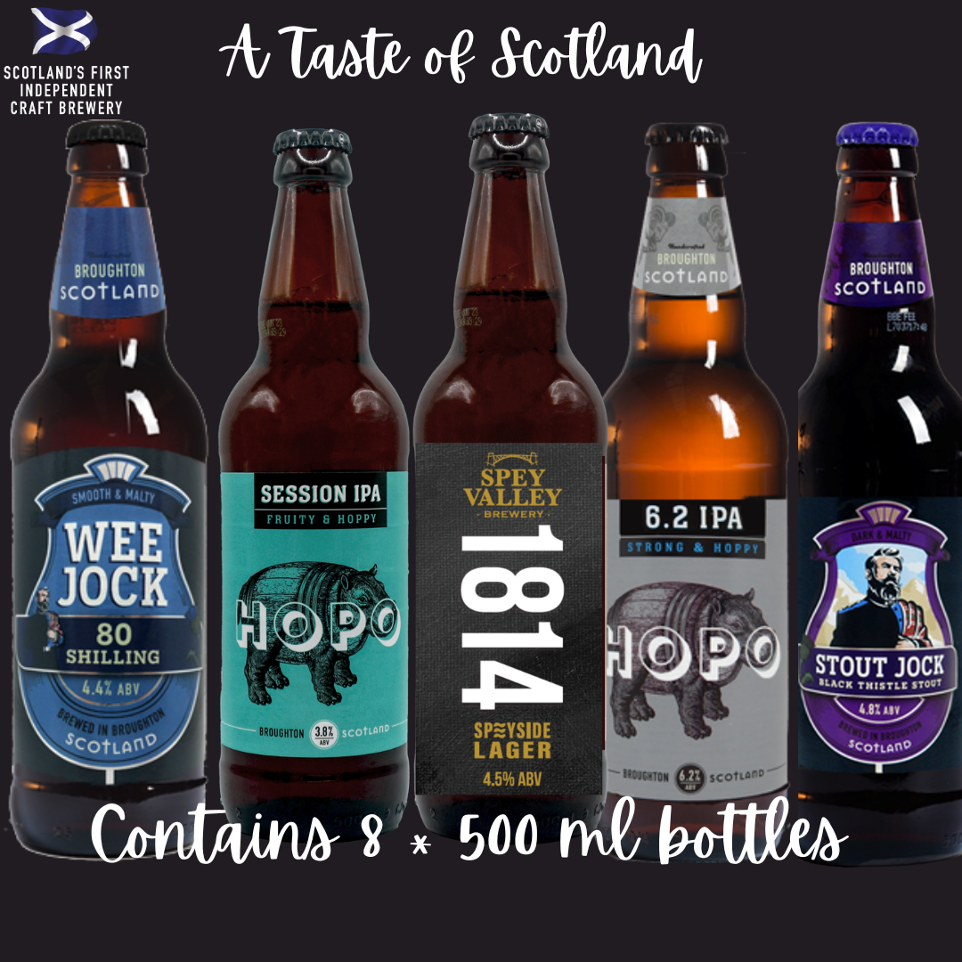 Taste of Scotland Beer Box (8 x 500ml Bottles)