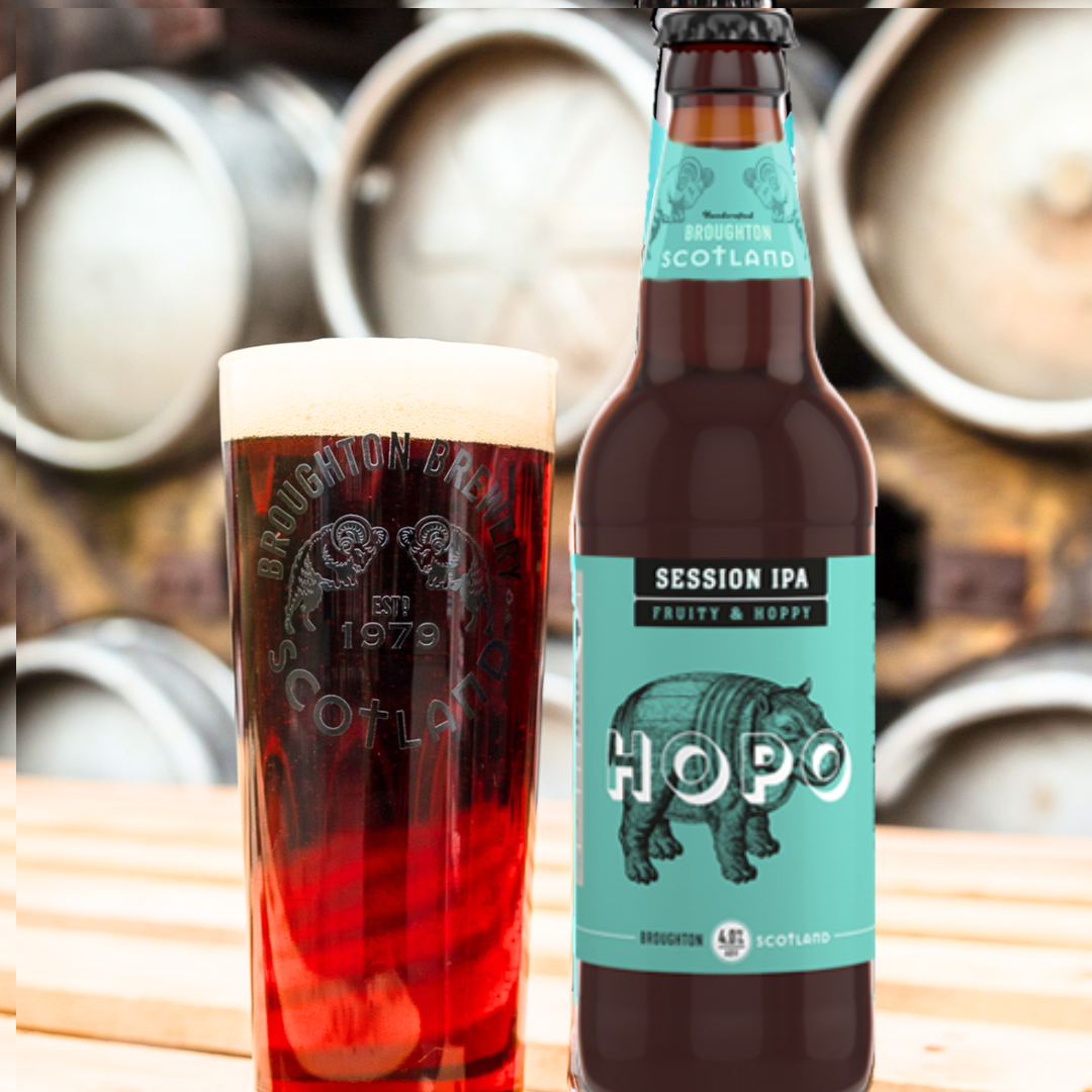 Whole Lotta Hopo Scottish Craft Beer Selection (8 x 500ml Bottles)