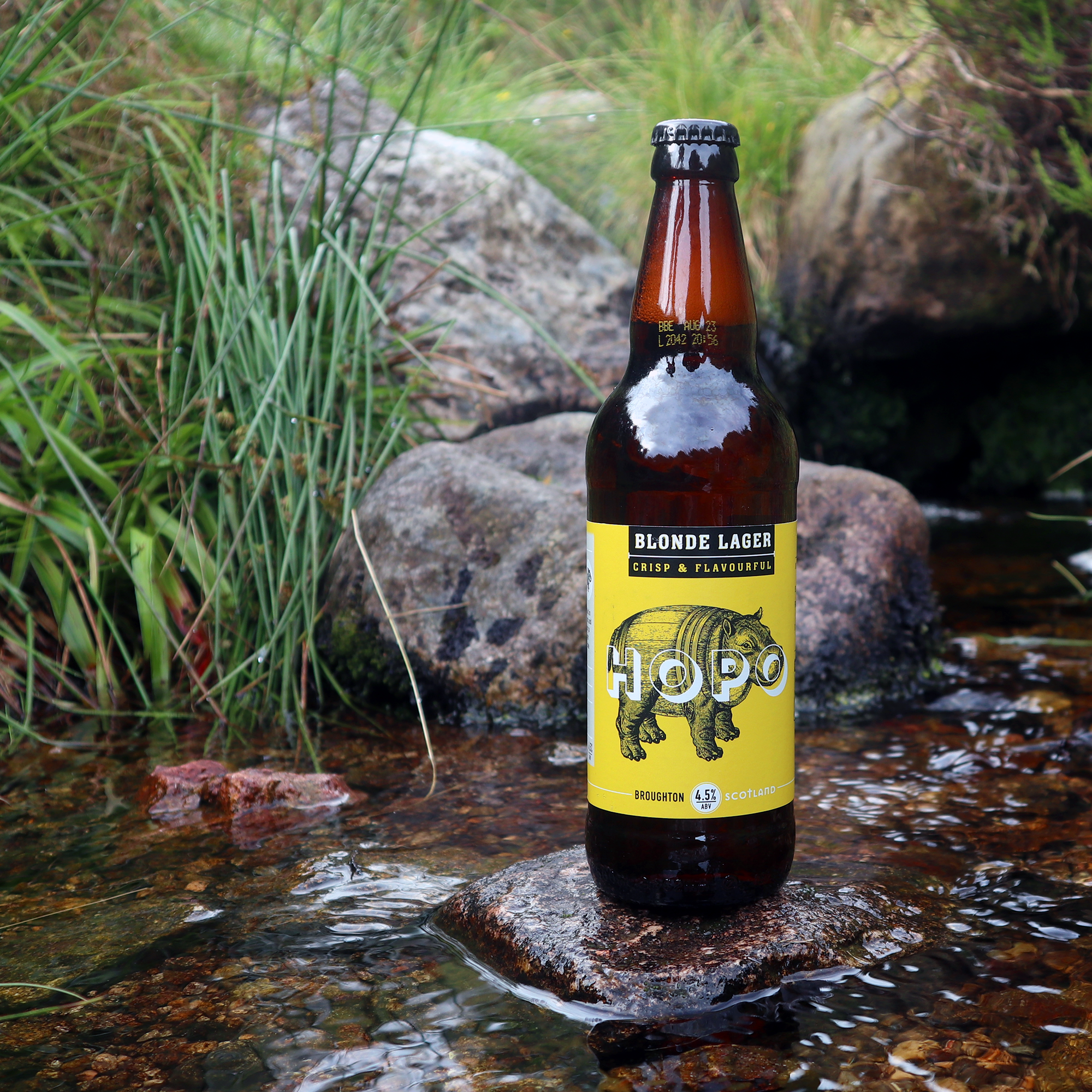 Hopo Blonde Lager (8 or 16 x 500ml Bottles)