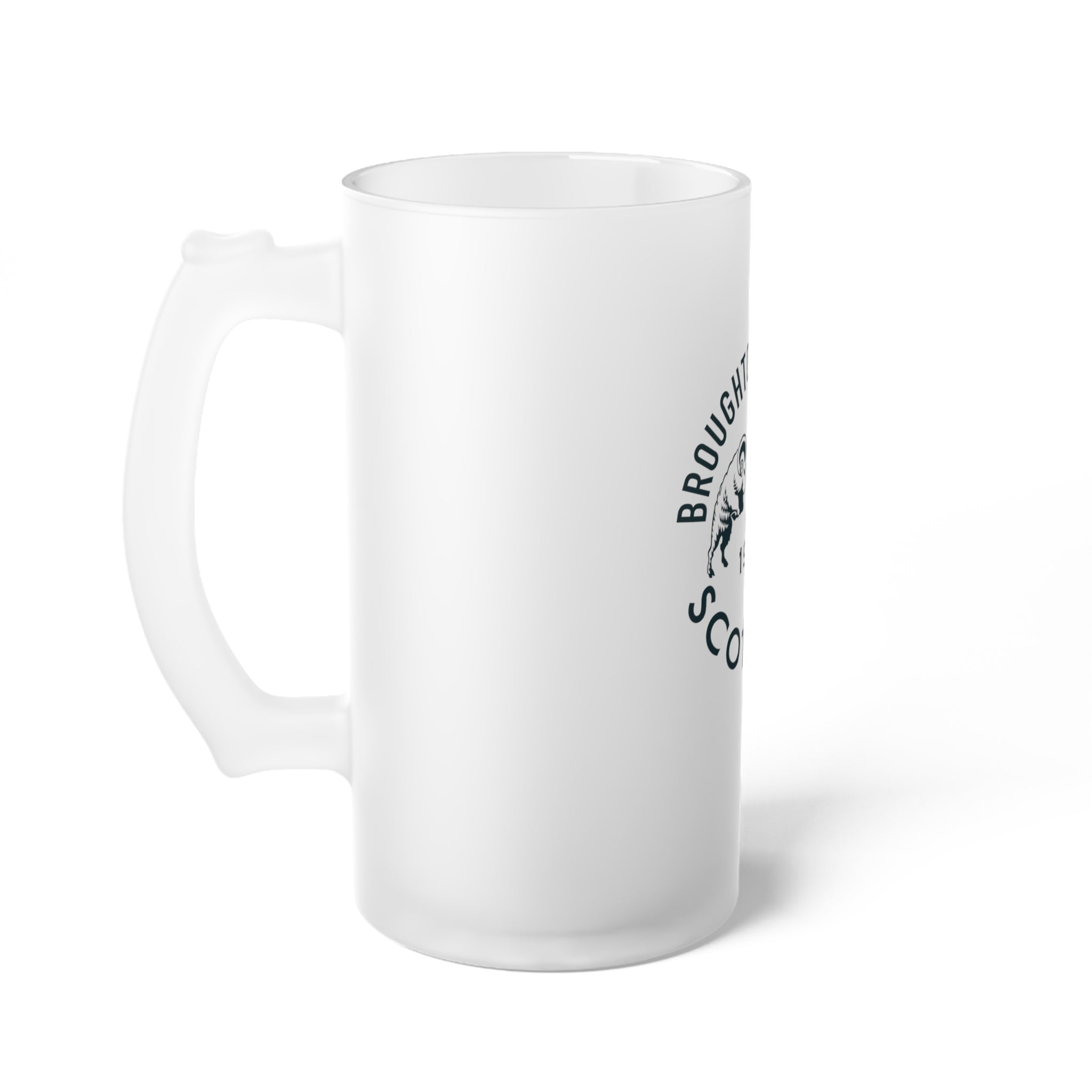 Broughton Ales Frosted Glass Beer Mug