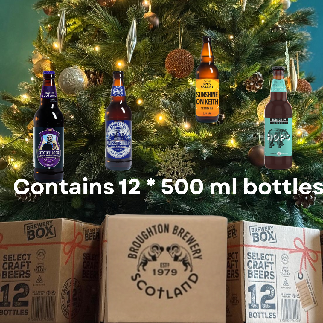 Taste of Scotland Beer Box  500 ml x 12 bottles