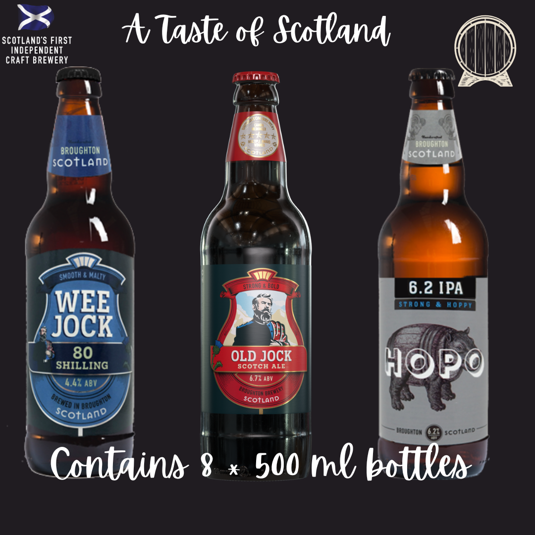 Taste of Scotland Beer Box  (8 x 500ml Bottles)