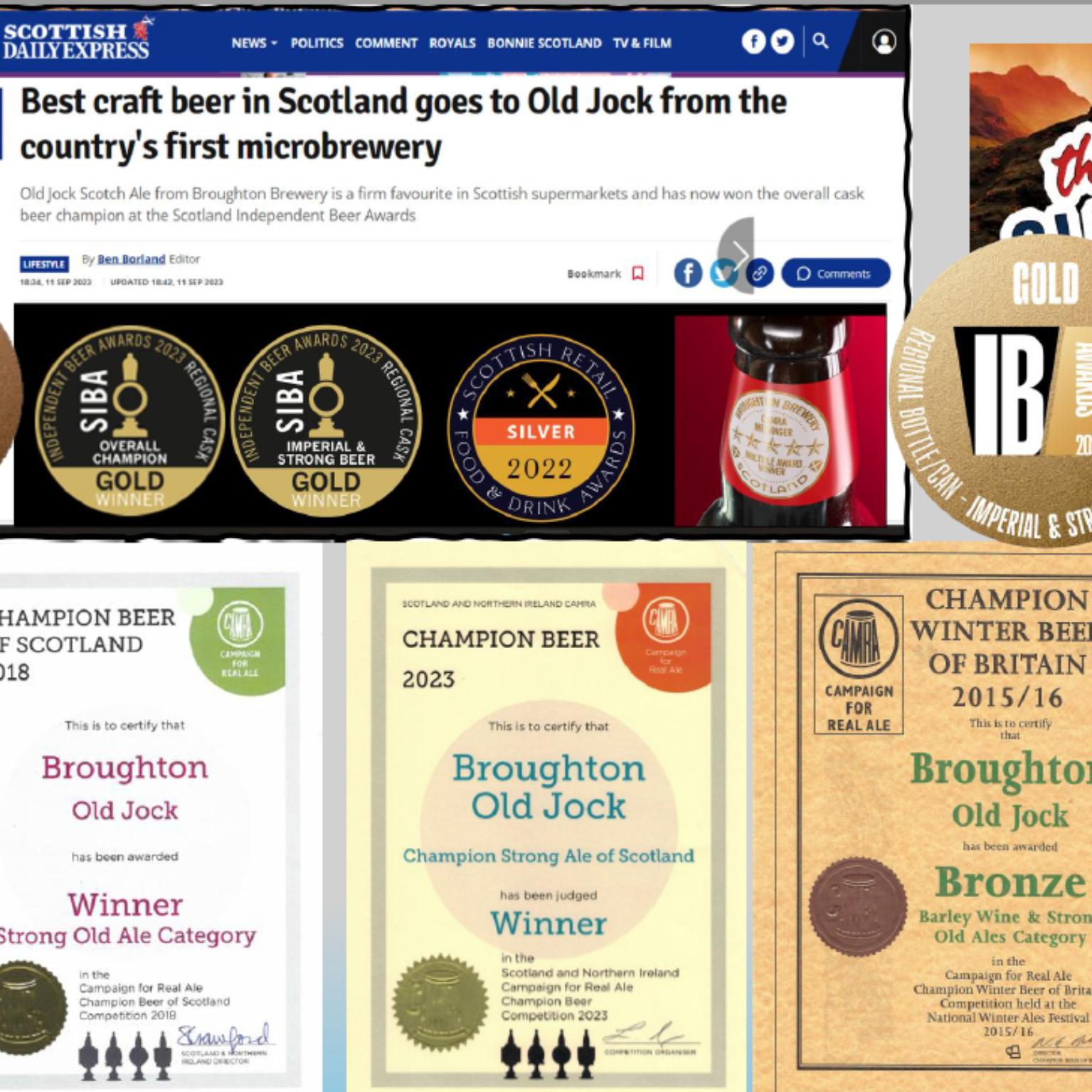 Old Jock Scotch Ale  (16 or 8 x 500ml Bottles)