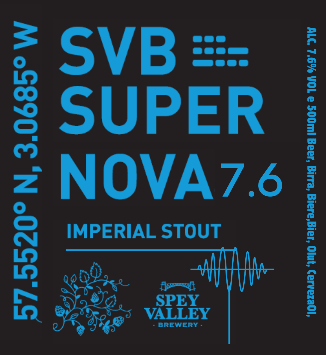 Supernova  Imperial Stout (8 or 16 X 500ml bottles)